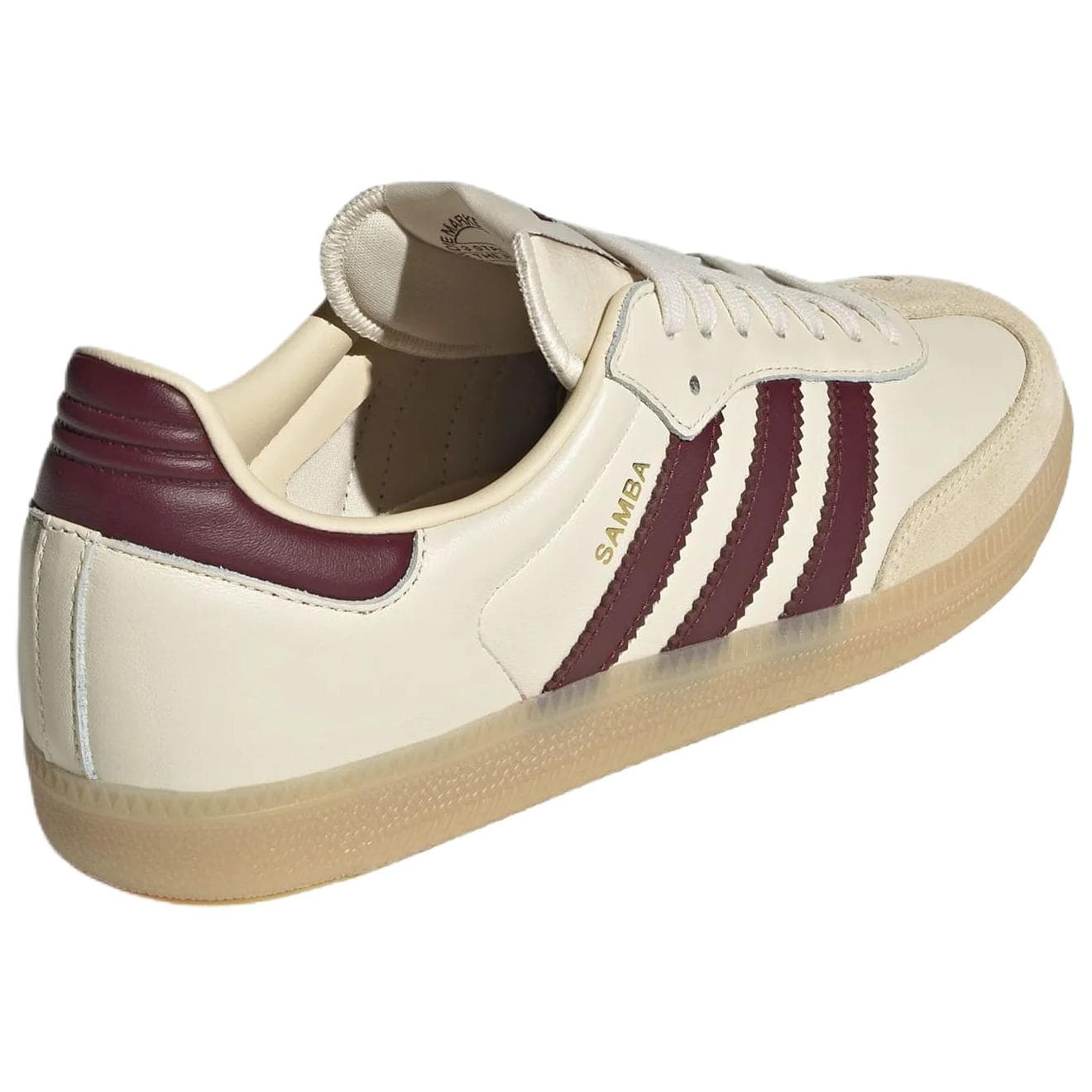 Кроссовки Adidas Originals Samba OG Low Топ Скейтборд Обувь Унисекс Бежевый - изображение 4