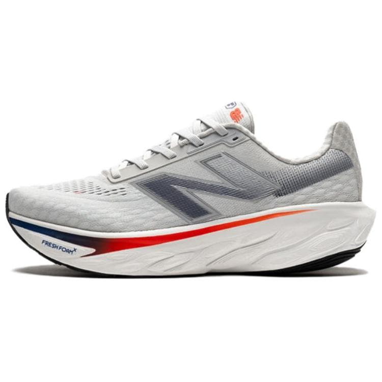 Кроссовки для бега new balance 1080 v14 Дышащий Low Топ Повседневный Тренировки Бег на длинные дистанции Обувь Мужской Серый белый - изображение 1
