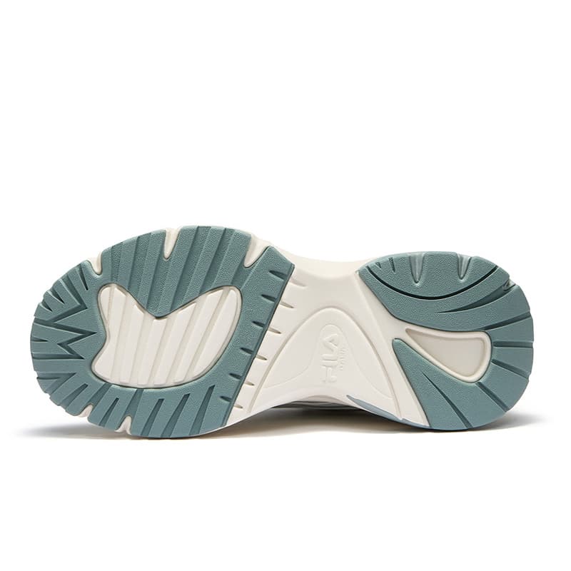 Кроссовки для бега FILA FUSION Ring Low Top Беговые кроссовки Женские Starry Желтый Молочный Зеленый - изображение 6