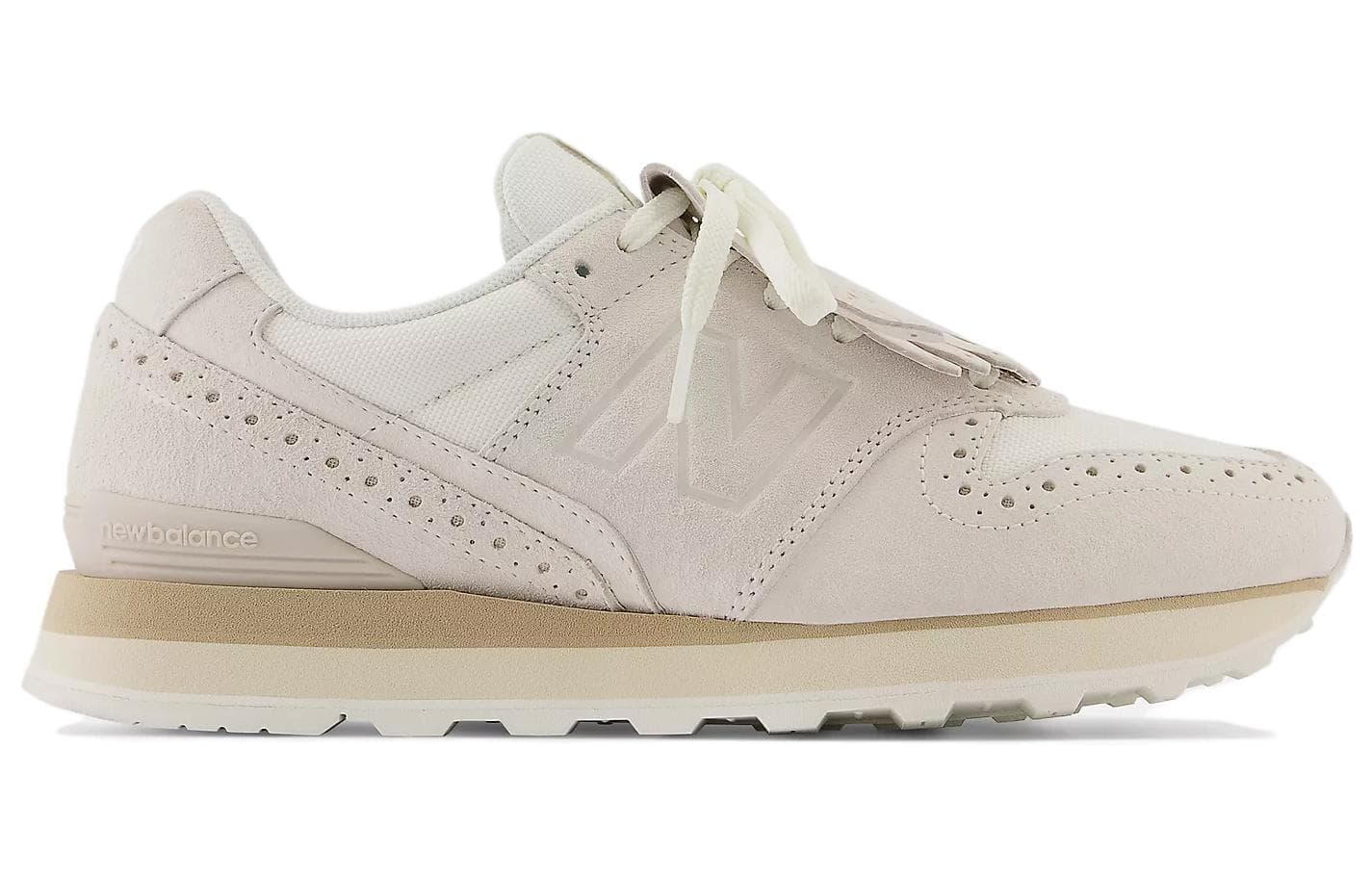 Кроссовки для бега New Balance Амортизация Низкие Беговые Кроссовки Женские Бежевые Белые Коричневые - изображение 2