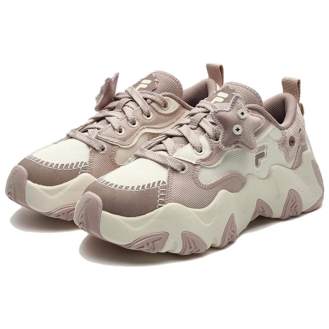 Кроссовки FILA FUSION STARFISH CANVAS Текстиль Синтетическая кожа Устойчивая к истиранию Низкий топ Повседневная обувь Женская - изображение 2
