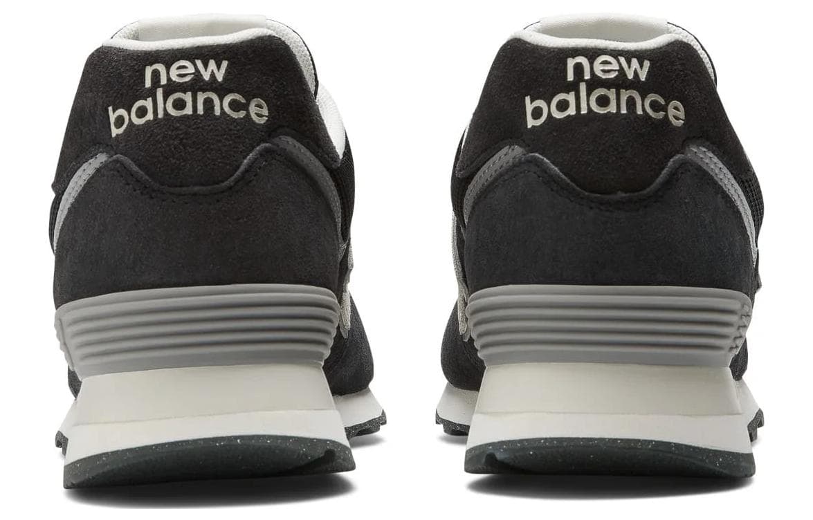 Кроссовки для бега New Balance 574 Black Grey White - изображение 5