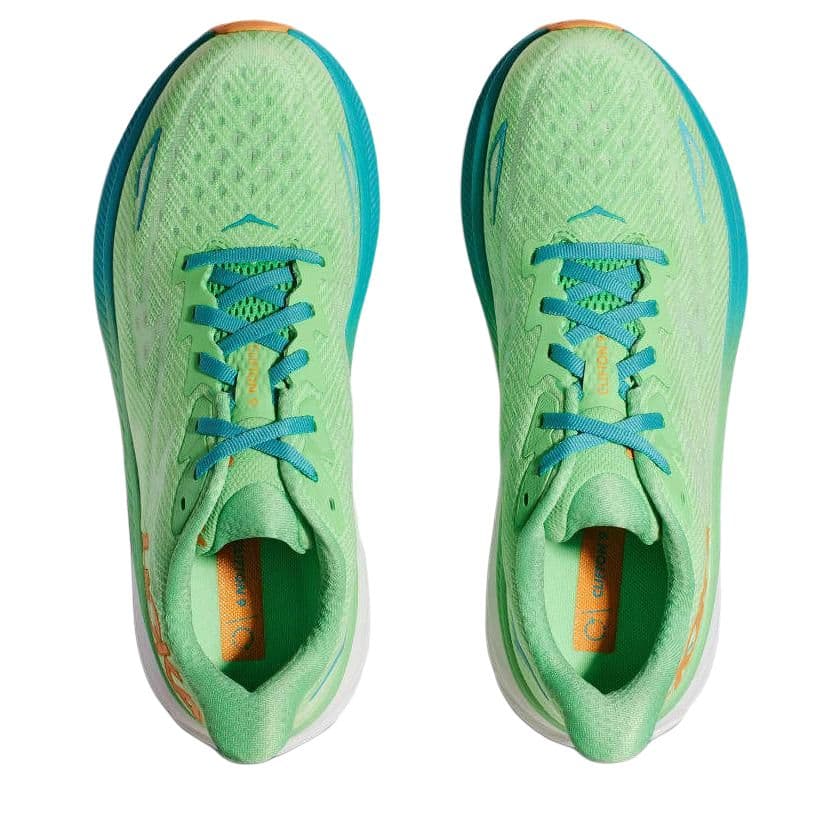 Кроссовки для бега HOKA ONE ONE Clifton 9 Удобный Амортизация Износостойкий Низкий Топ Повседневные Беговые Кроссовки Мужские Зеленые - изображение 4
