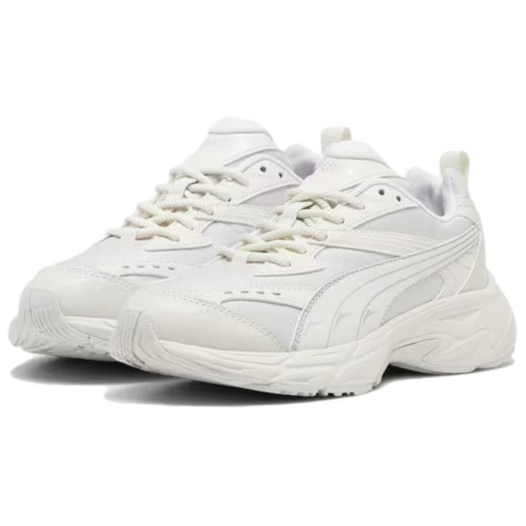 Кроссовки для бега PUMA Morphic противоскользящие устойчивые к истиранию низкие беговые кроссовки для женщин белые - изображение 3