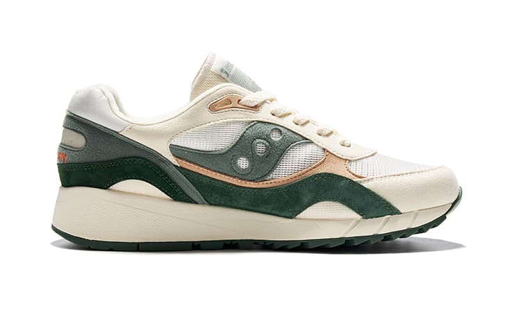Кроссовки для бега Saucony Shadow 6000 White Green - изображение 2