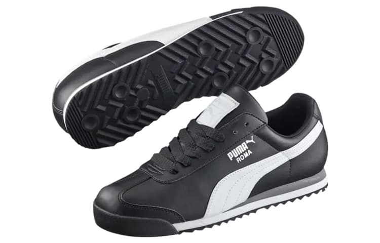 Кроссовки PUMA Roma Basic Black White - изображение 5