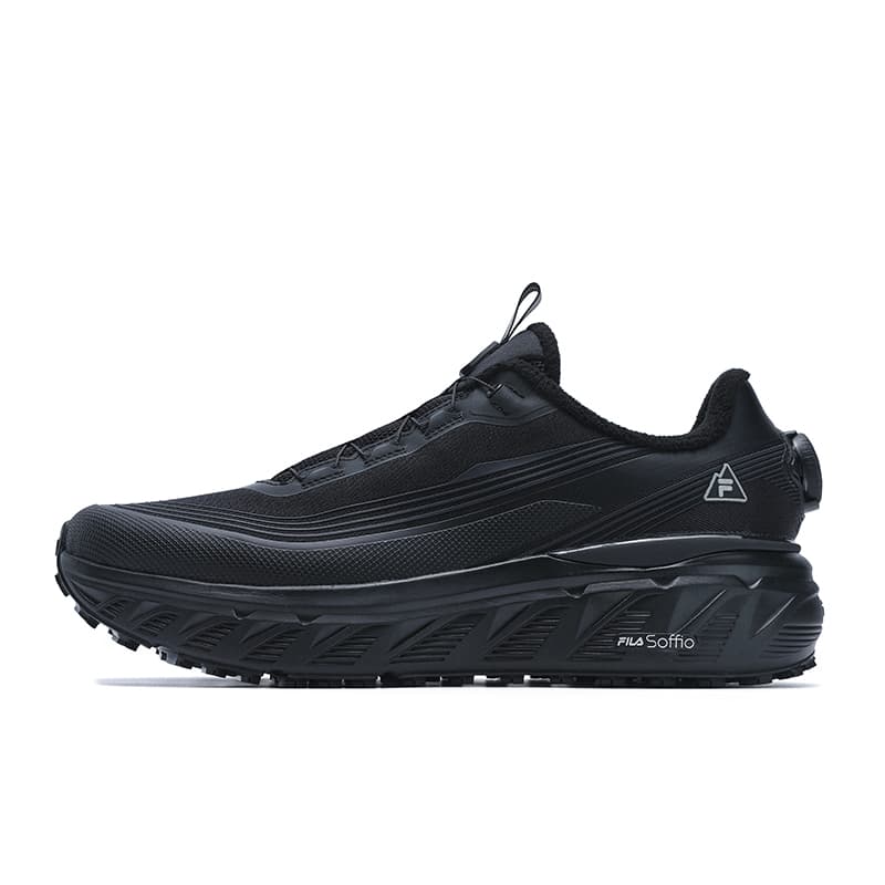 Кроссовки для бега FILA BOA EXPLORER Износостойкие и Легкие Низкие Беговые Кроссовки Мужские Черные - изображение 1