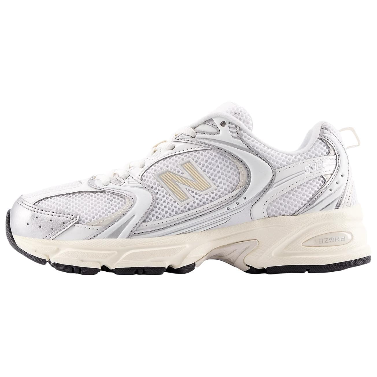 Кроссовки для бега New Balance NB 530 Low Top Повседневные беговые кроссовки Унисекс Белый Серебряный - изображение 1