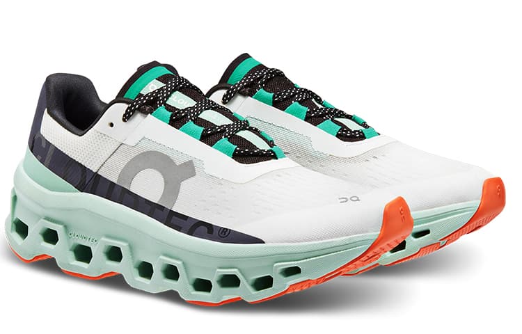 Кроссовки для бега On Cloudmonster White Creek Green - изображение 3