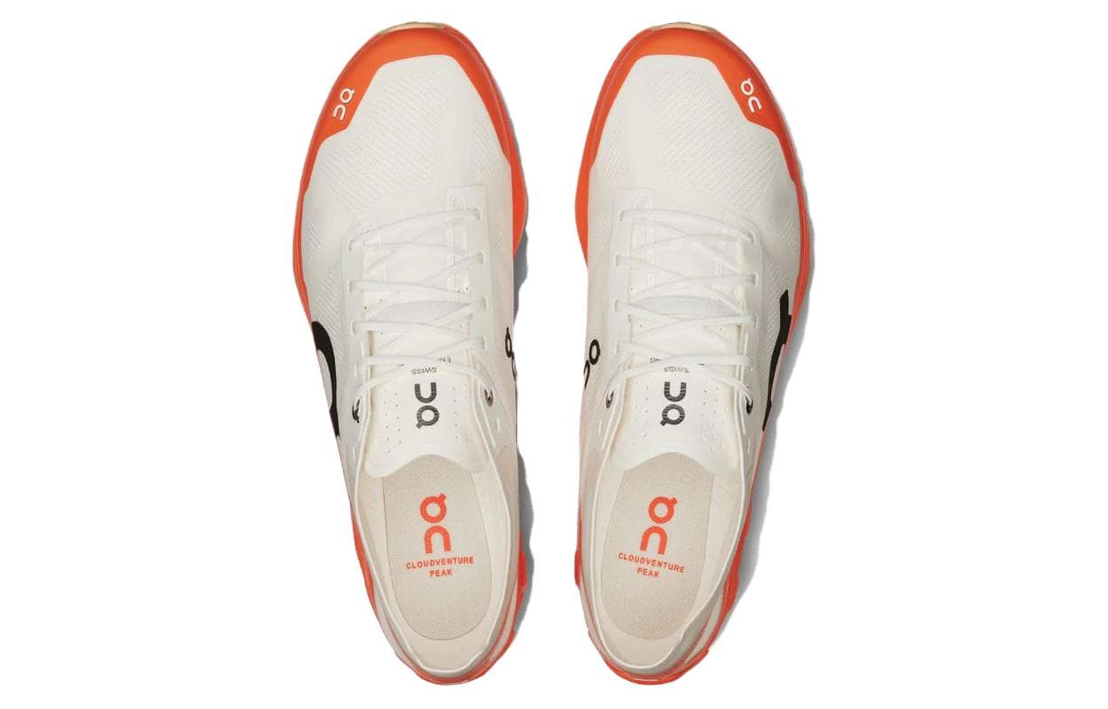 Кроссовки для бега On Cloudventure White Orange — фото 3