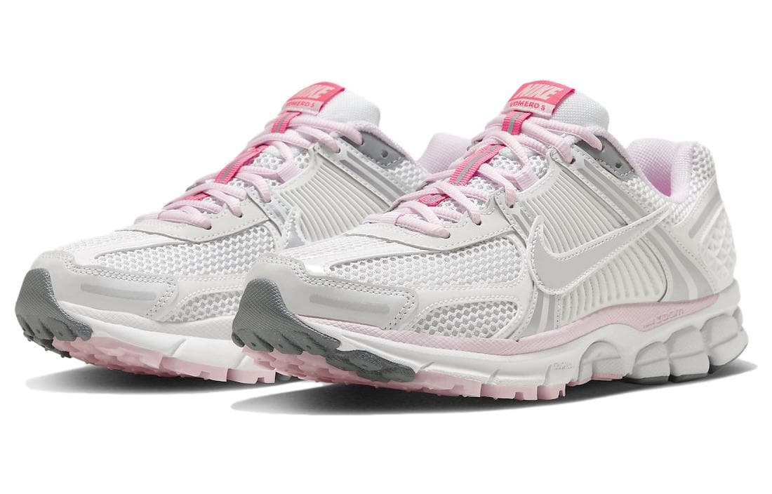 Кроссовки для бега Nike Air Zoom Vomero 5 White Pink — фото 3