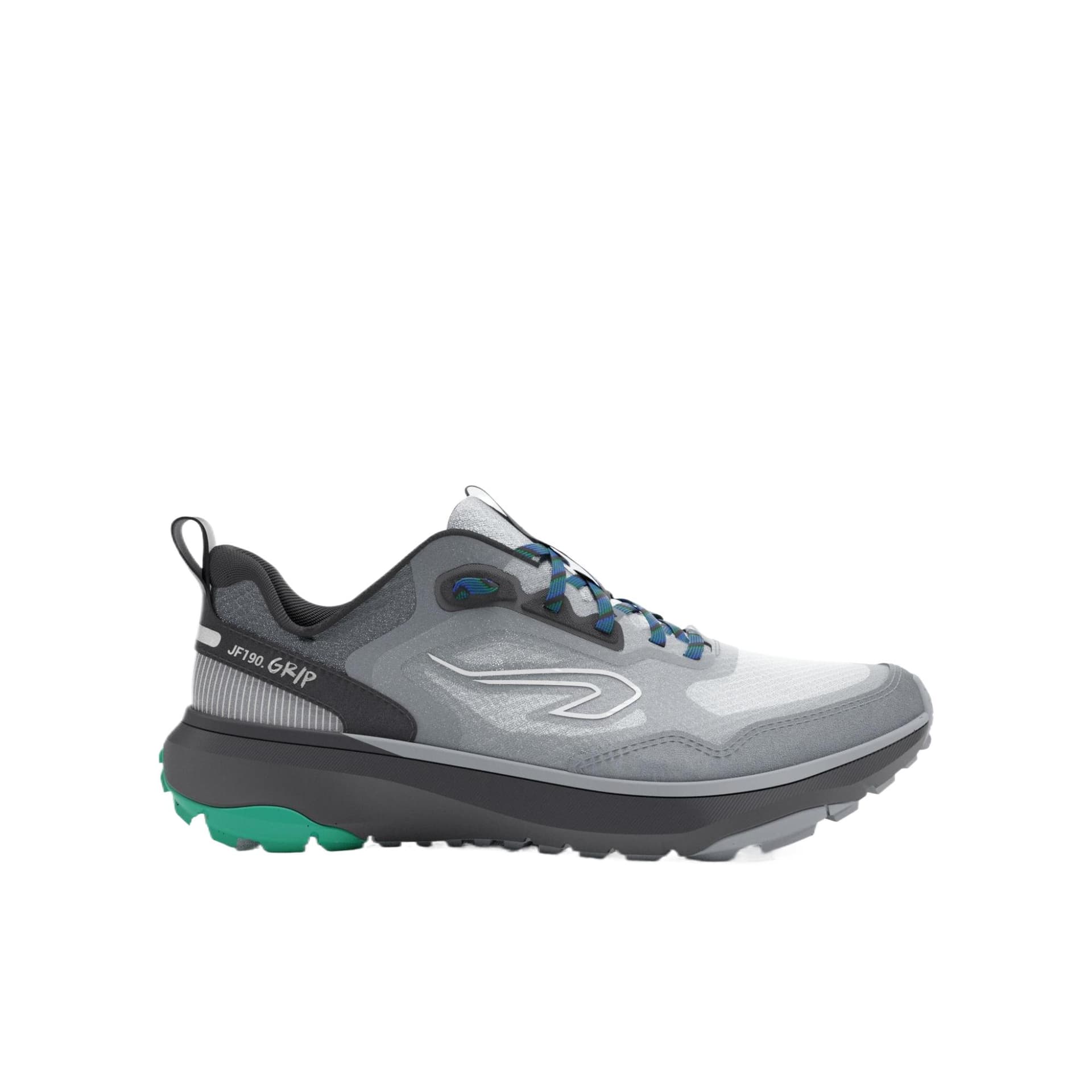 Кроссовки для бега DECATHLON JOGFLOW 190 Низкие Кроссовки для Бега Мужские Серебристо-Серые - изображение 2