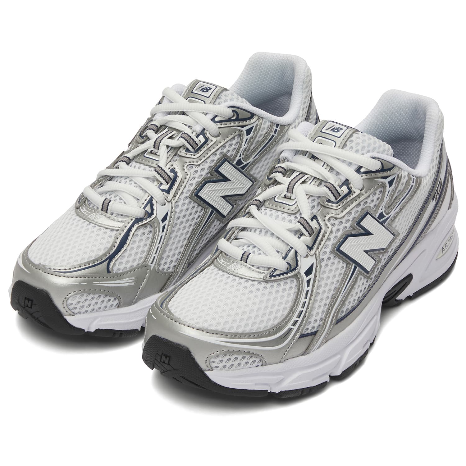 Кроссовки для бега New Balance NB 740 V2 Дышащие Низкие Повседневные Городские Кроссовки для Коммутации и Бег Унисекс Белые - изображение 4