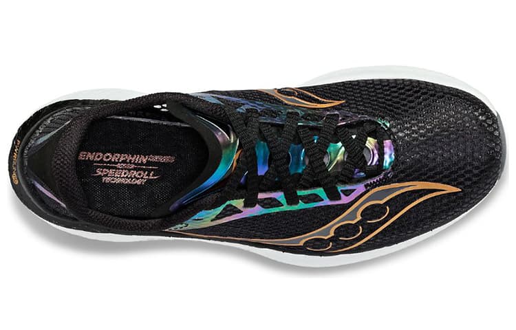 Кроссовки для бега Saucony Endorphin Pro 3 Black Gold Blue - изображение 4