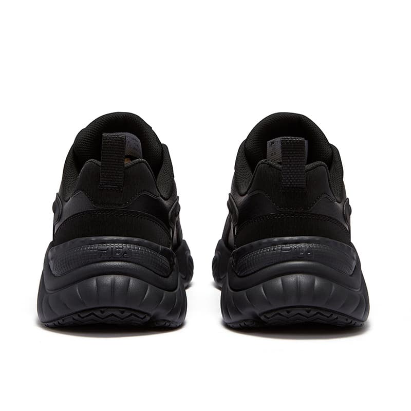 Кроссовки для бега FILA FUSION Морская раковина D Низкий Топ Беговые кроссовки Мужские Черные - изображение 5