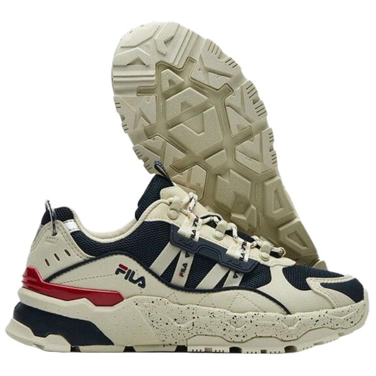 Кроссовки FILA TREK Износостойкие Низкие Повседневные Кроссовки Женские Белые - изображение 4