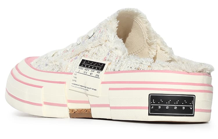 Кроссовки xVESSEL G.O.P. Slip On "White Tweed" - изображение 4