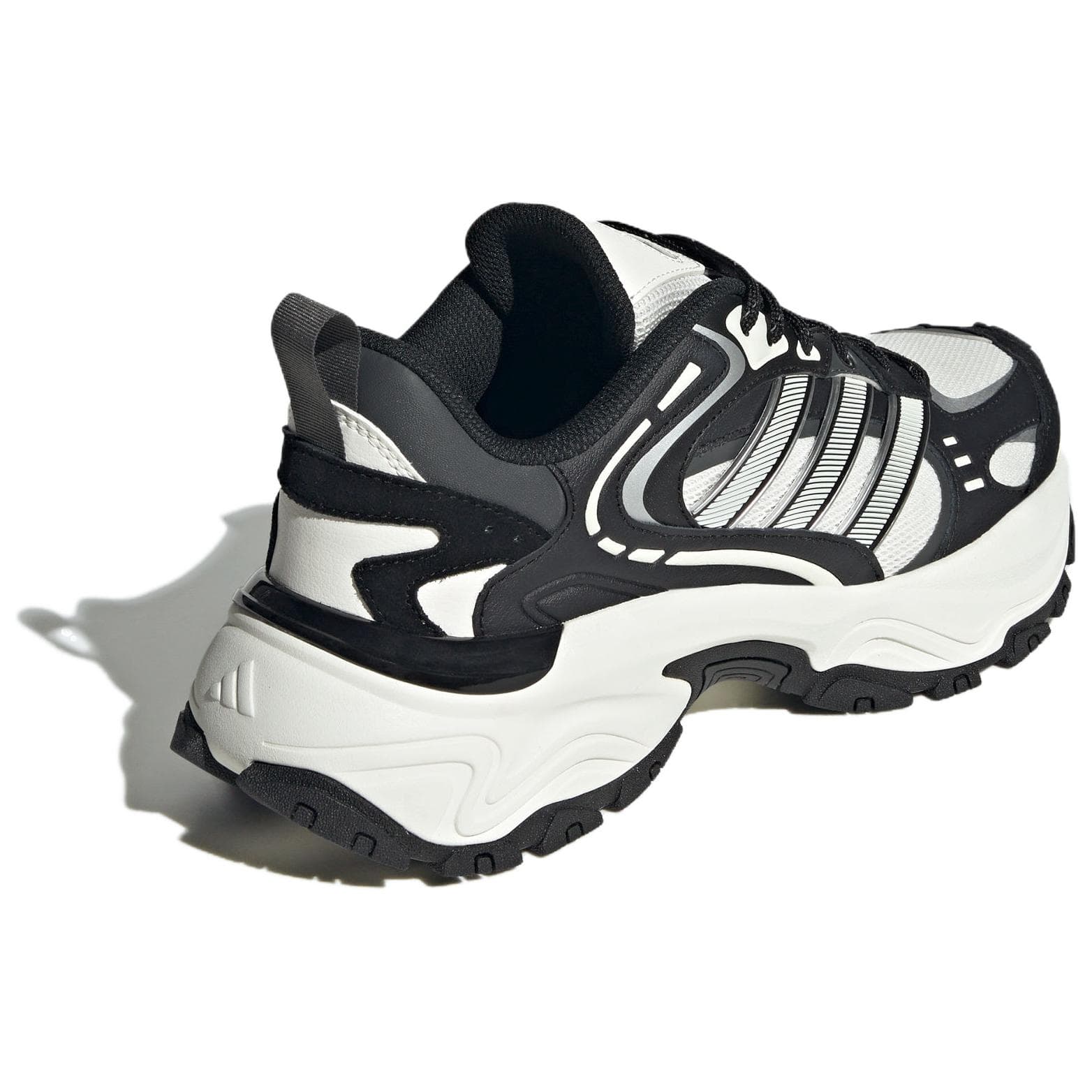 Кроссовки Adidas SHADOW FEVER Противоскользящая Устойчивая к истиранию Низкий Топ Повседневная Обувь Унисекс Черная - изображение 4