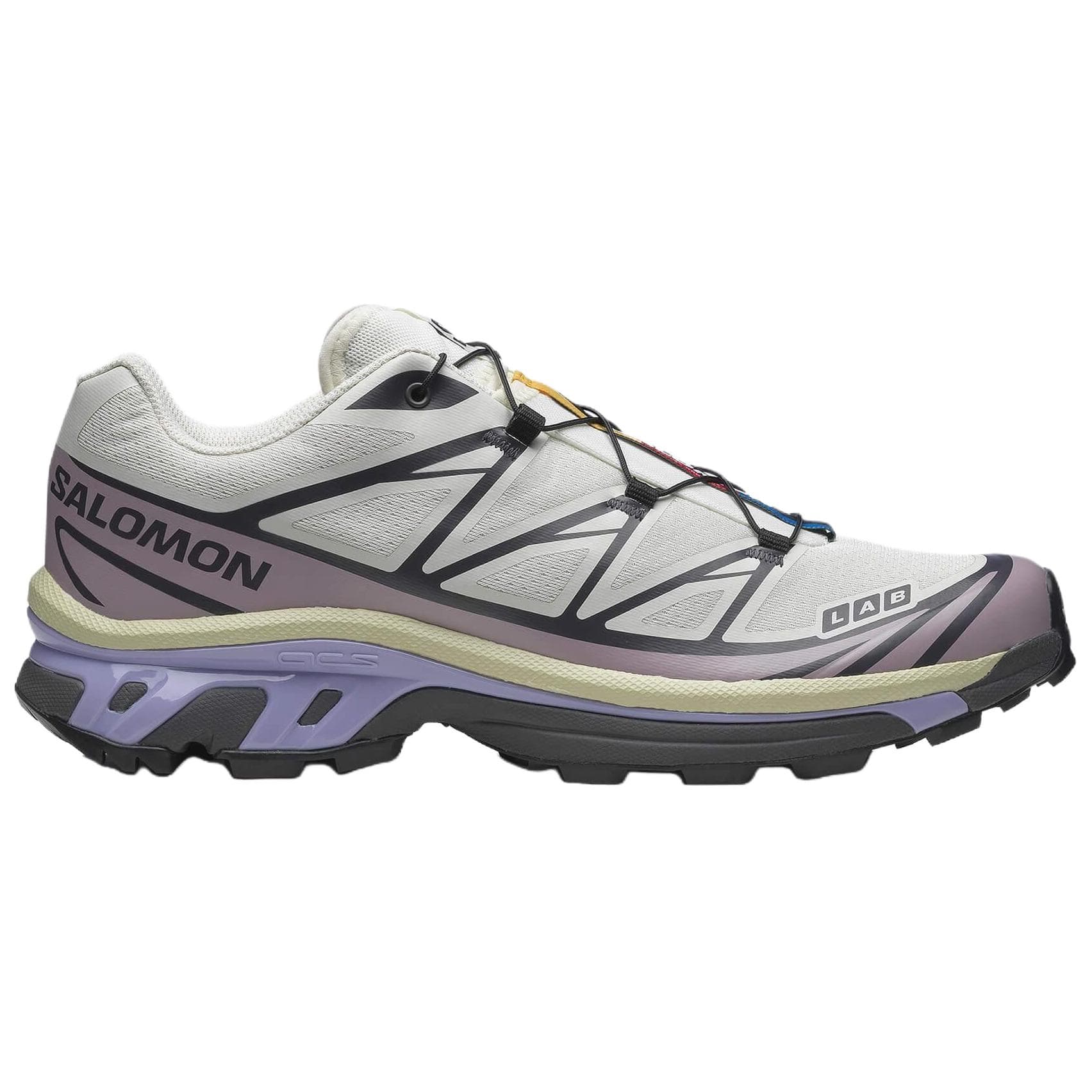 Кроссовки для бега SALOMON XT 6 Дышащие Низкие Повседневные Беговые Кроссовки Женские Таро Фиолетовые - изображение 2