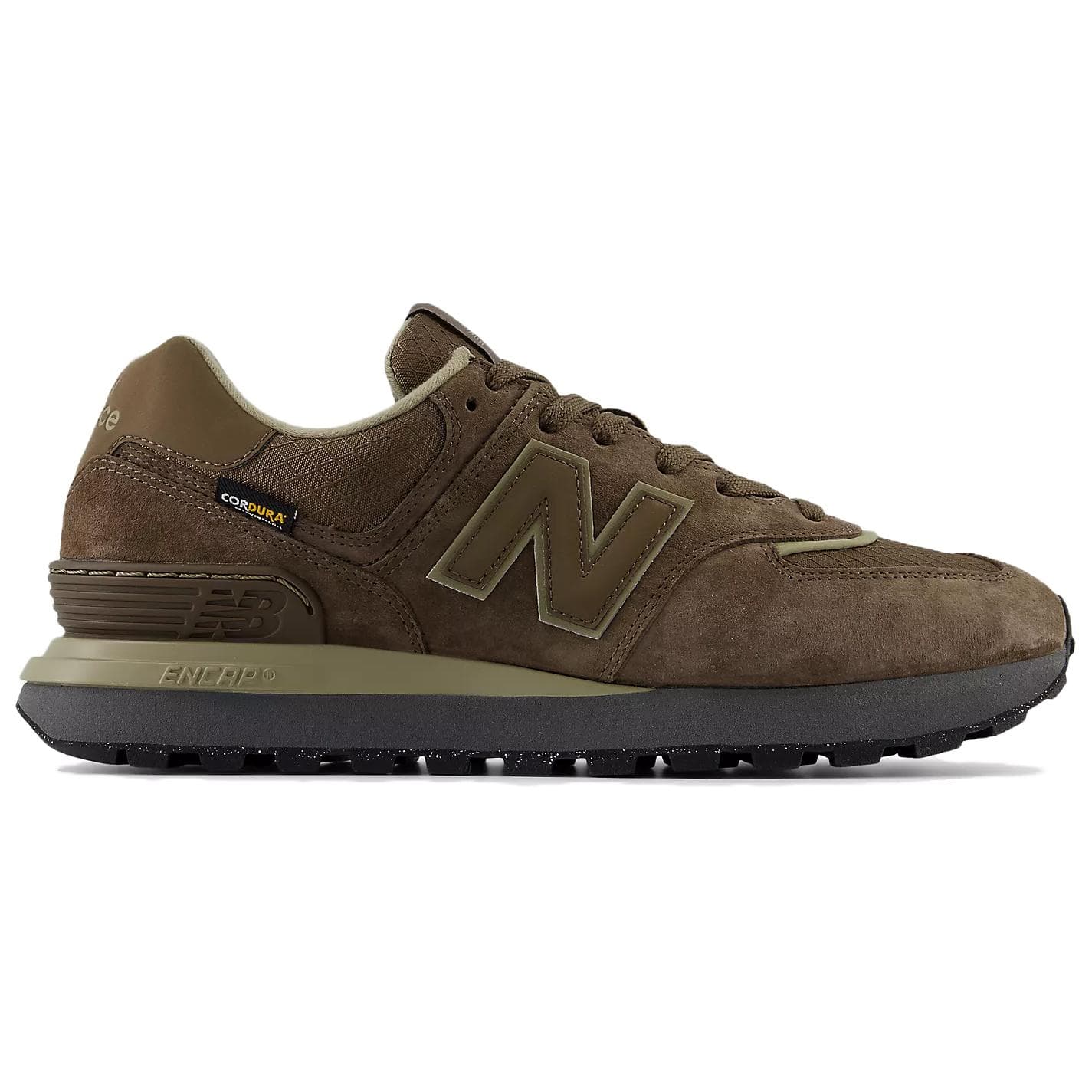 Кроссовки New Balance NB 574 Ткань Низкий Верх Повседневная Обувь Мужская Серый Коричневый - изображение 2