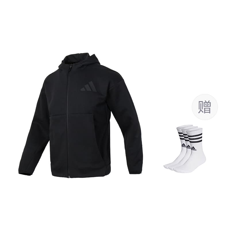 Куртка adidas Z.N.E. Full-Zip Hooded Track Jacket Black - изображение 6