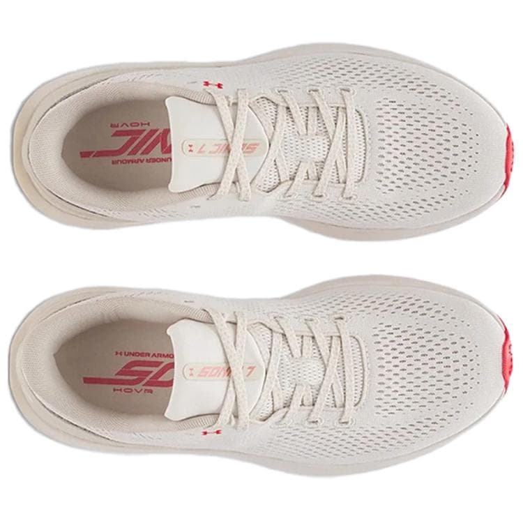 Кроссовки для бега Under Armour Sonic 7 Дышащие Повседневные Беговые Кроссовки Женские Бежевые - изображение 4