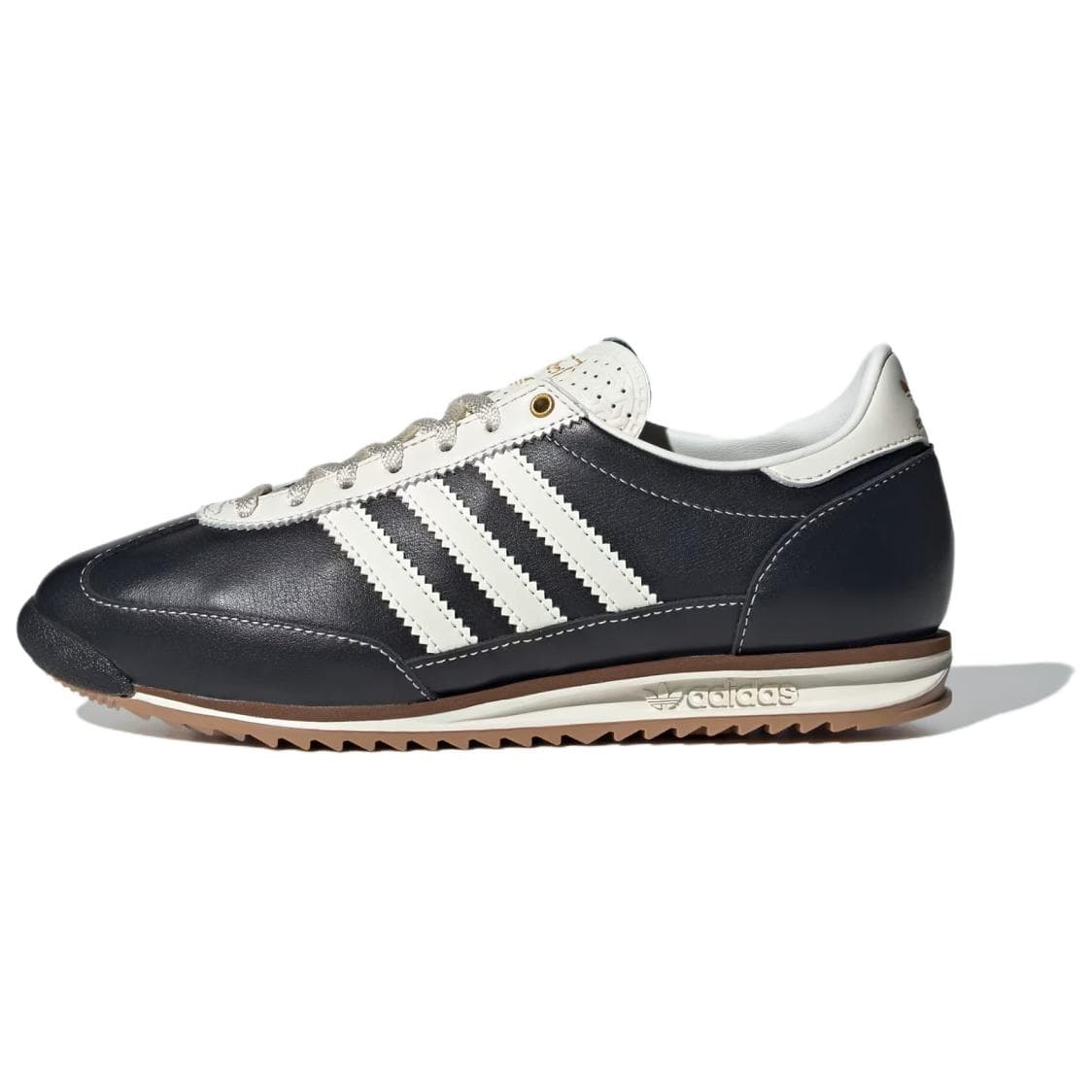 Кроссовки для бега Adidas Originals SL 72 Противоскользящие устойчивые к истиранию низкие беговые кроссовки женские черно-белые - изображение 1