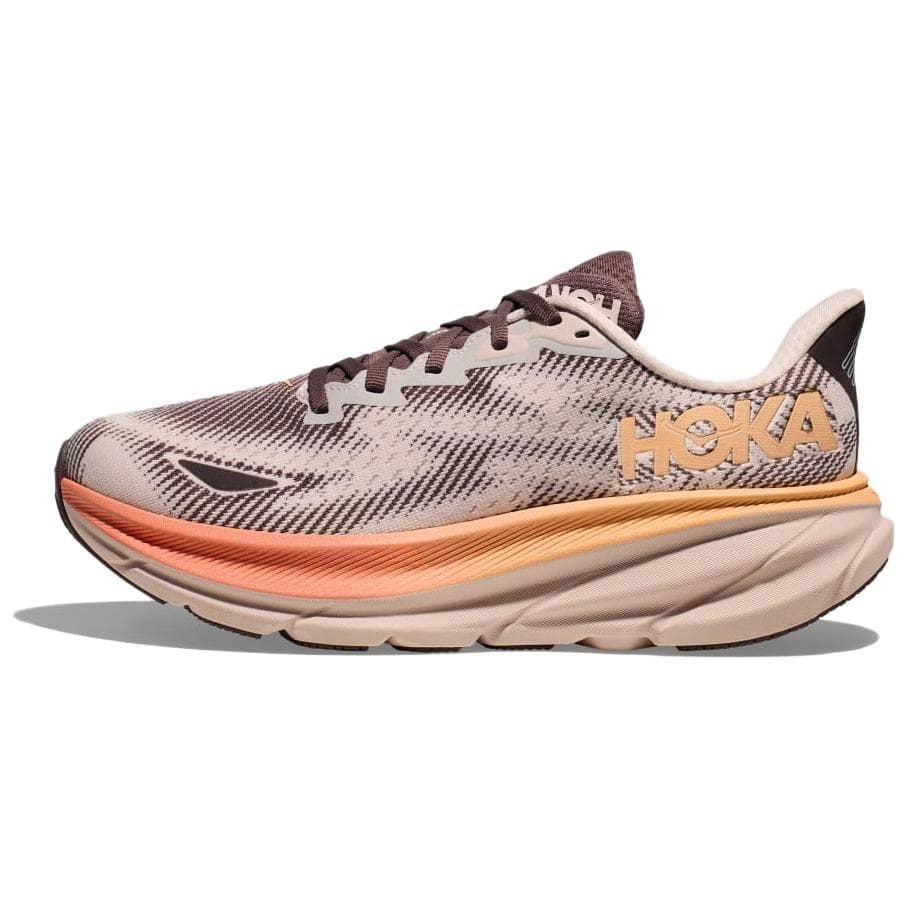 Кроссовки для бега HOKA ONE ONE CLIFTON ONE 9 Комфортные и Легкие Низкие Беговые Кроссовки Женские Коричневые - изображение 1