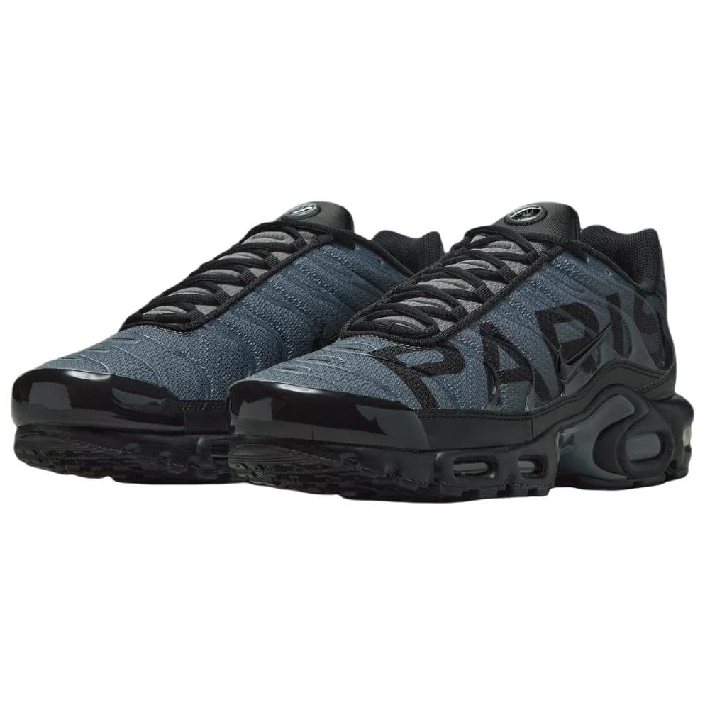 Кроссовки для бега Nike X psg Air Max Plus Дышащий Low Топ Повседневные кроссовки для бега Мужской Черно-серый - изображение 3