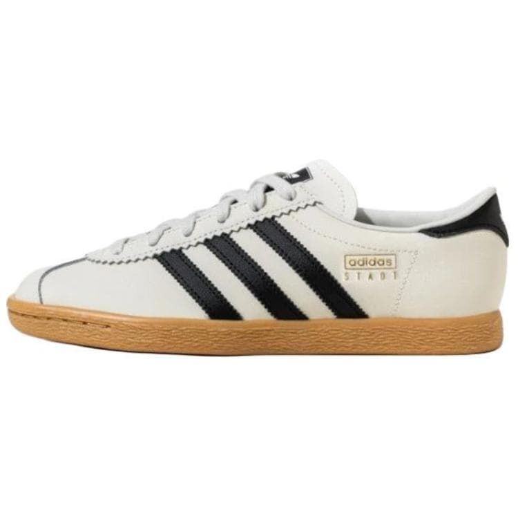 Кроссовки Adidas Originals Stadt Low Топ Скейтборд Обувь Унисекс Бежево-черный - изображение 1