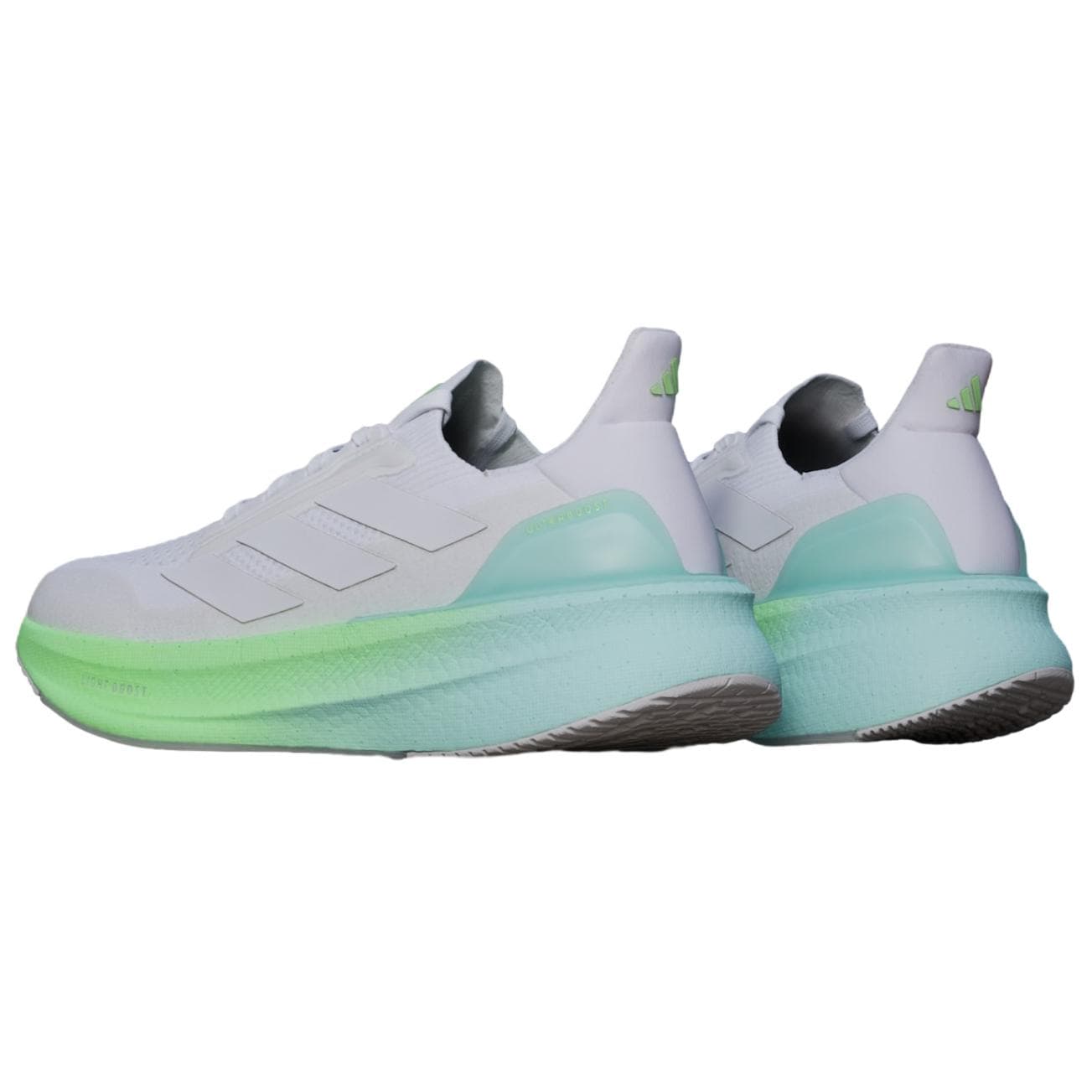 Кроссовки для бега Adidas ULTRABOOST 5X Амортизация Легкость и Легкость Низкий Верх Повседневные Беговые Кроссовки Женские Белый Зеленый - изображение 4