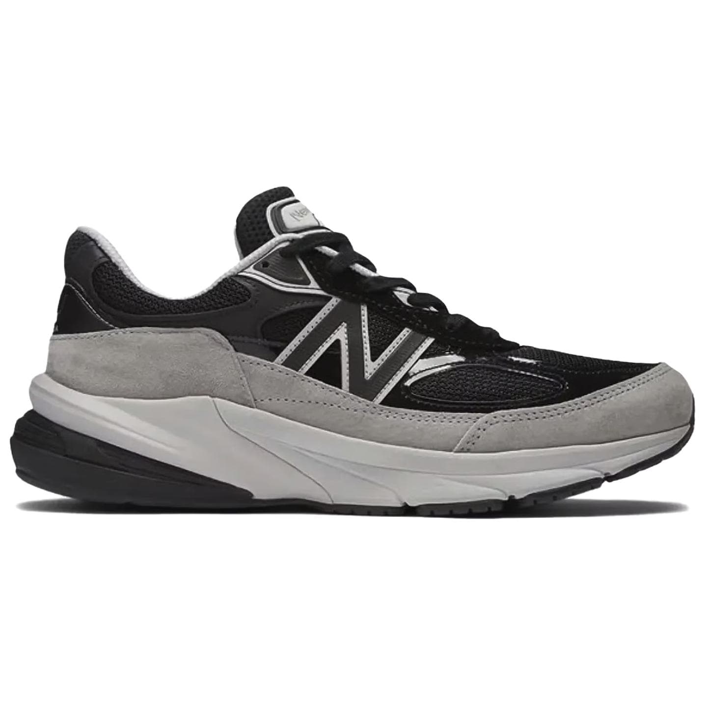 Кроссовки для бега New Balance NB 990 V6 Устойчивые к истиранию Низкие Повседневные Беговые Кроссовки Мужские Черные Серые - изображение 2