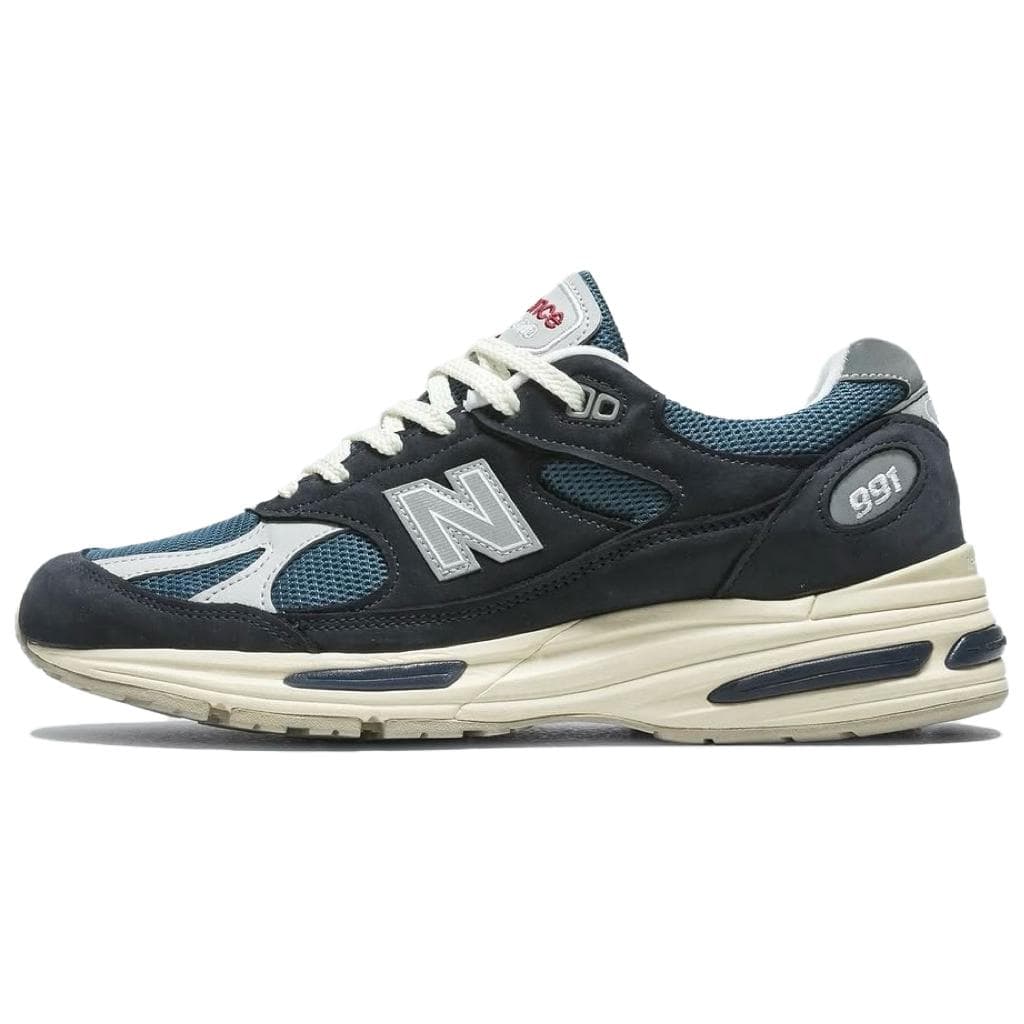 Кроссовки для бега New Balance NB 991 V2 Low Топ Беговые кроссовки Мужские Темно-синие - изображение 1