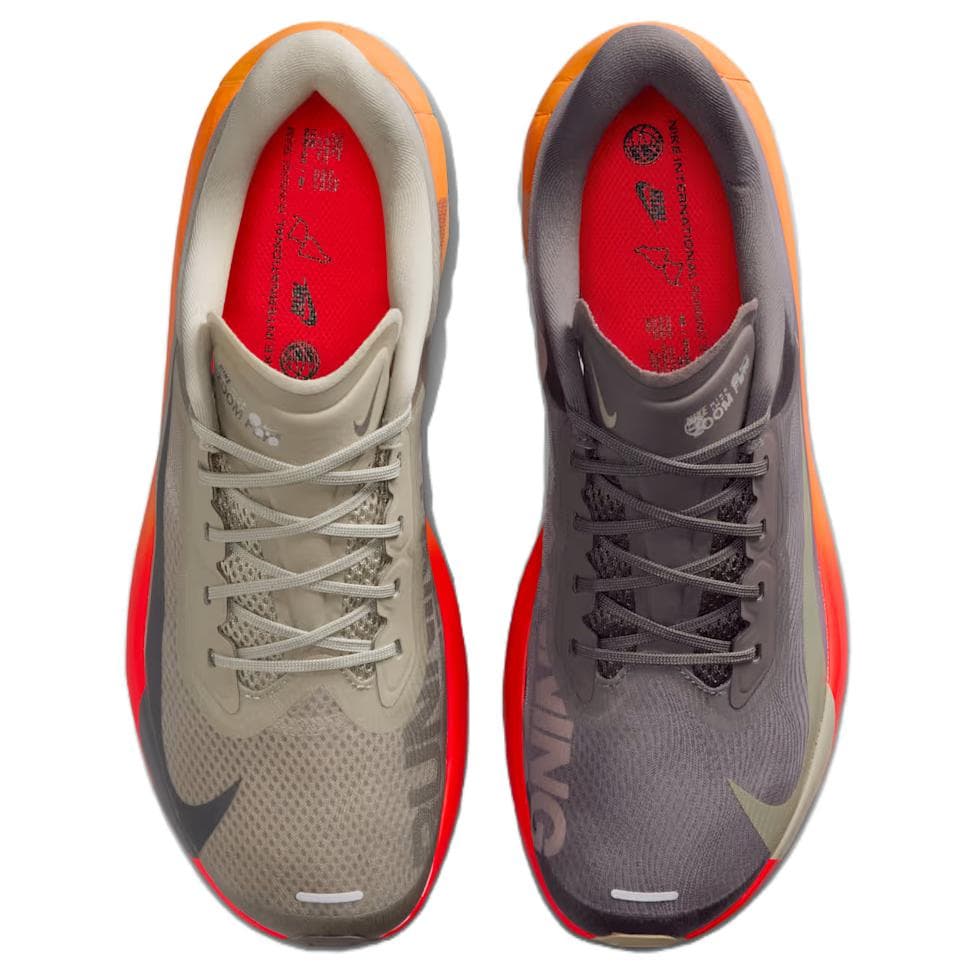 Кроссовки для бега Nike Zoom Fly 6 Отскок Цельноугольное Волокно Wingboard Беговые кроссовки Мужские Серо-коричневые - изображение 4