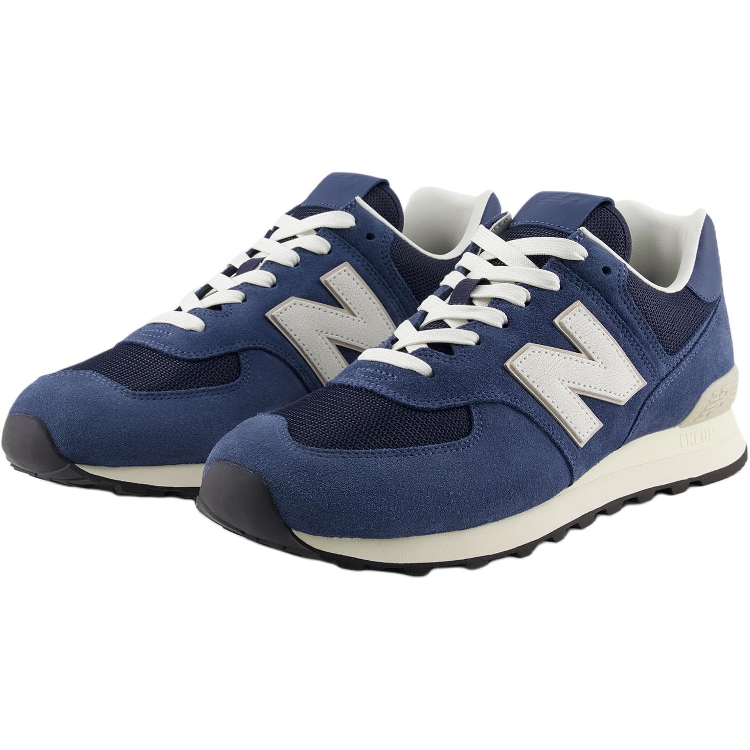 Кроссовки New Balance NB 574 Поддержка Повседневная Обувь Унисекс Синий Белый Черный - изображение 3