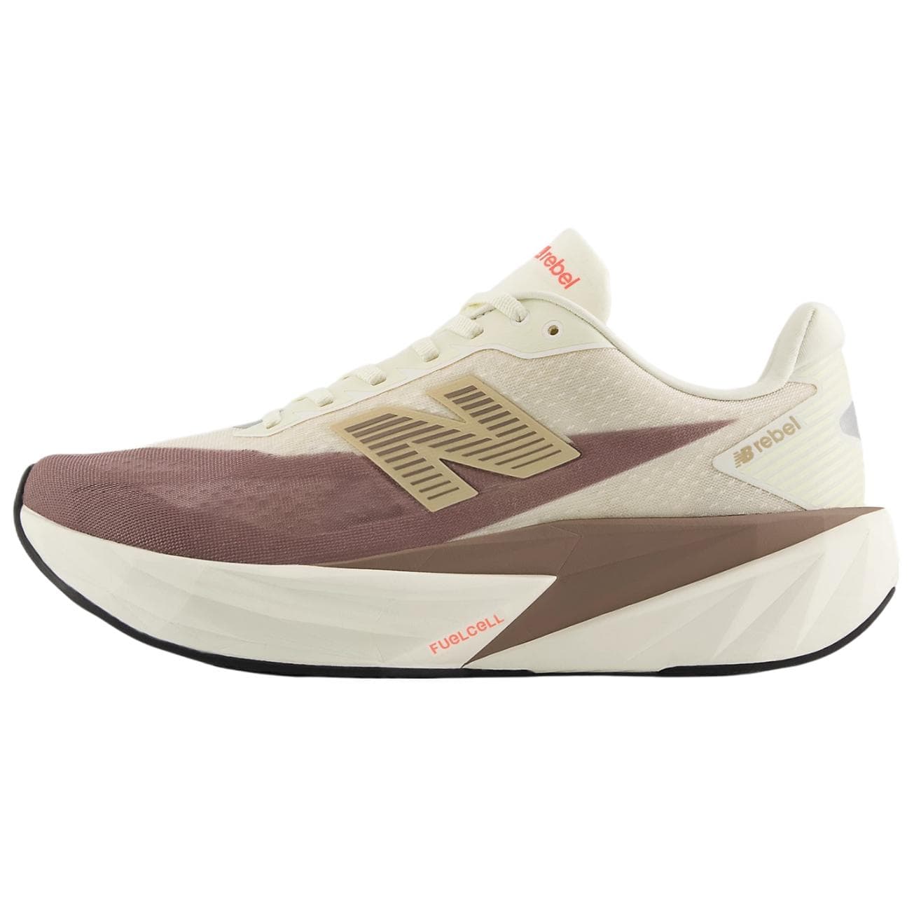 Кроссовки для бега New Balance FuelCell Rebel V5 Устойчивые к истиранию низкие беговые кроссовки унисекс бежево-коричневые - изображение 1