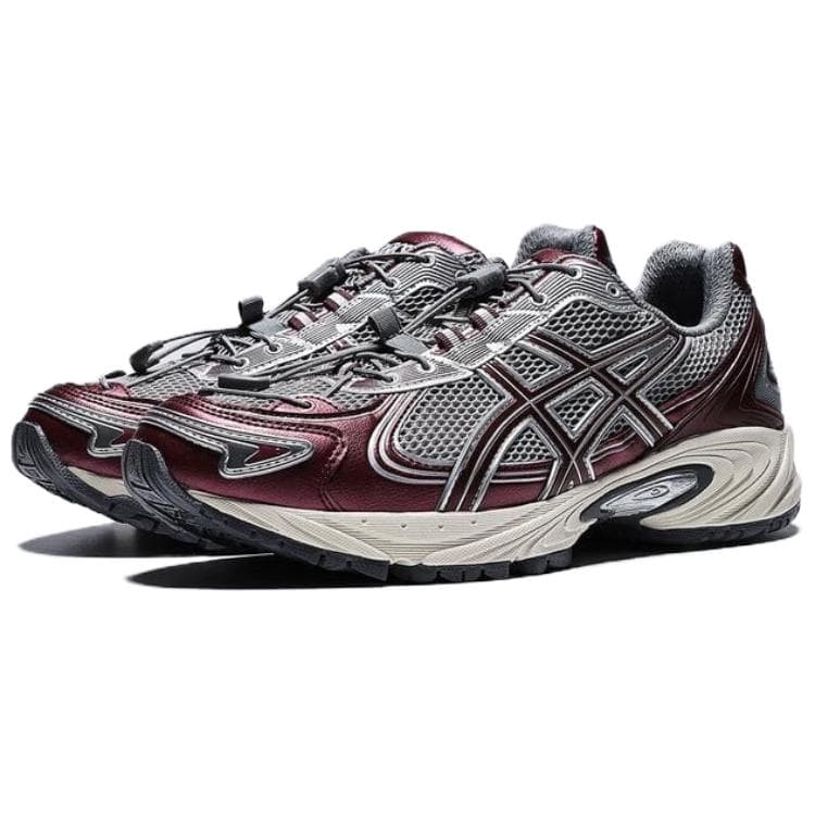 Кроссовки Asics Gel Kahana TR V4 Low Топ Повседневная обувь Унисекс Серебристо-серый Красный - изображение 3