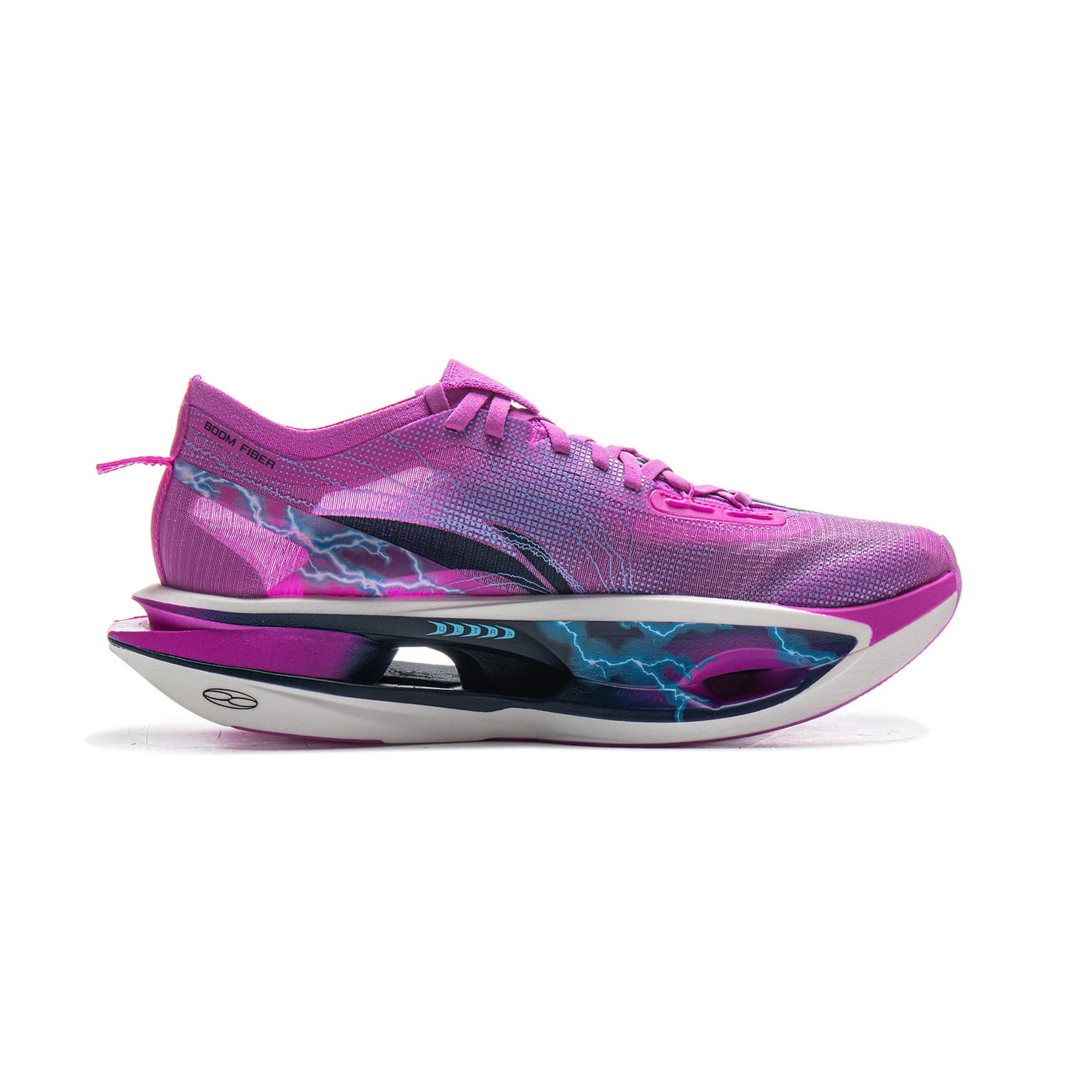 Кроссовки для бега Li NING Feidian 5 ULTRA Дышащий Low Топ Технология BOOM Марафон Тренировки Race Беговые кроссовки Унисекс Фиолетовый - изображение 2