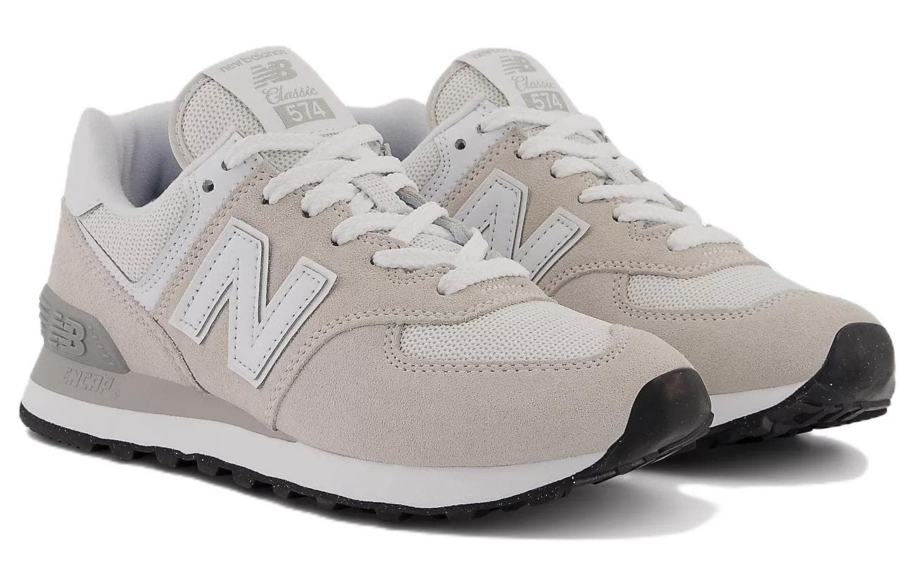 Кроссовки для бега New Balance 574 Light Grey White - изображение 3