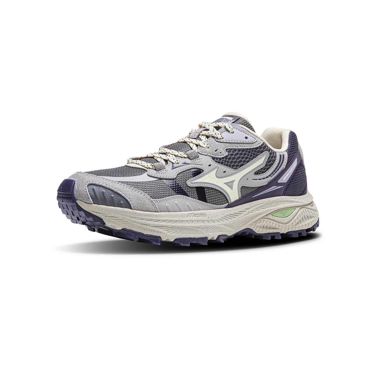 Кроссовки для бега Mizuno Racer ADV Low Топ Легкий ЭВА Материал Повседневная Кроссовка для Трейлраннинга Унисекс Фиолетовый Туманный Spirit - изображение 2