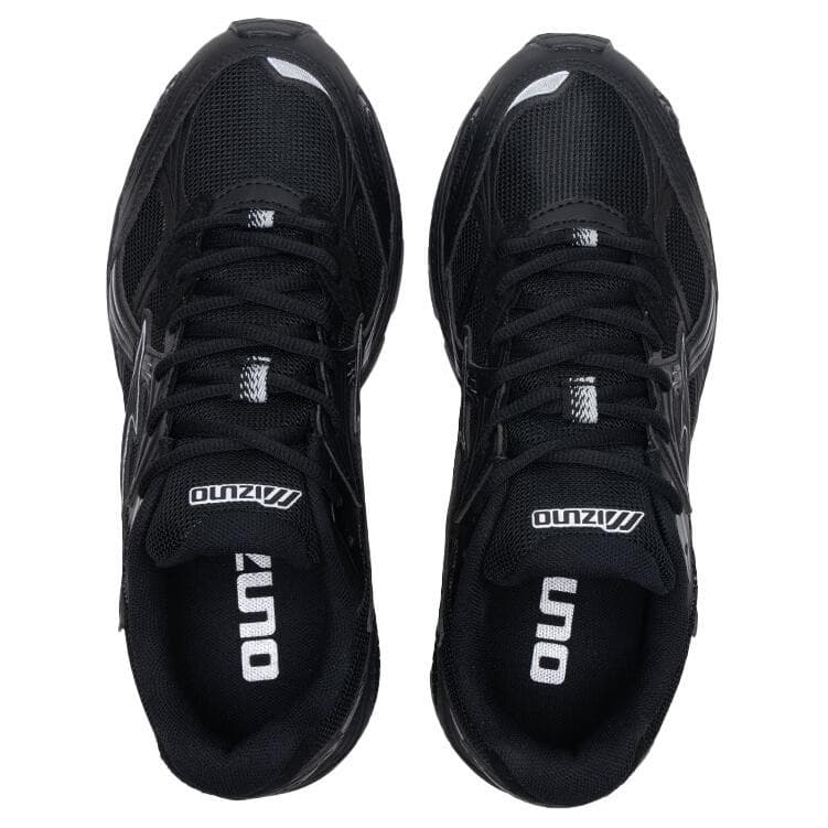 Кроссовки для бега Mizuno LG 10S Удобные устойчивые к истиранию дышащие легкие низкие беговые кроссовки унисекс черные - изображение 2