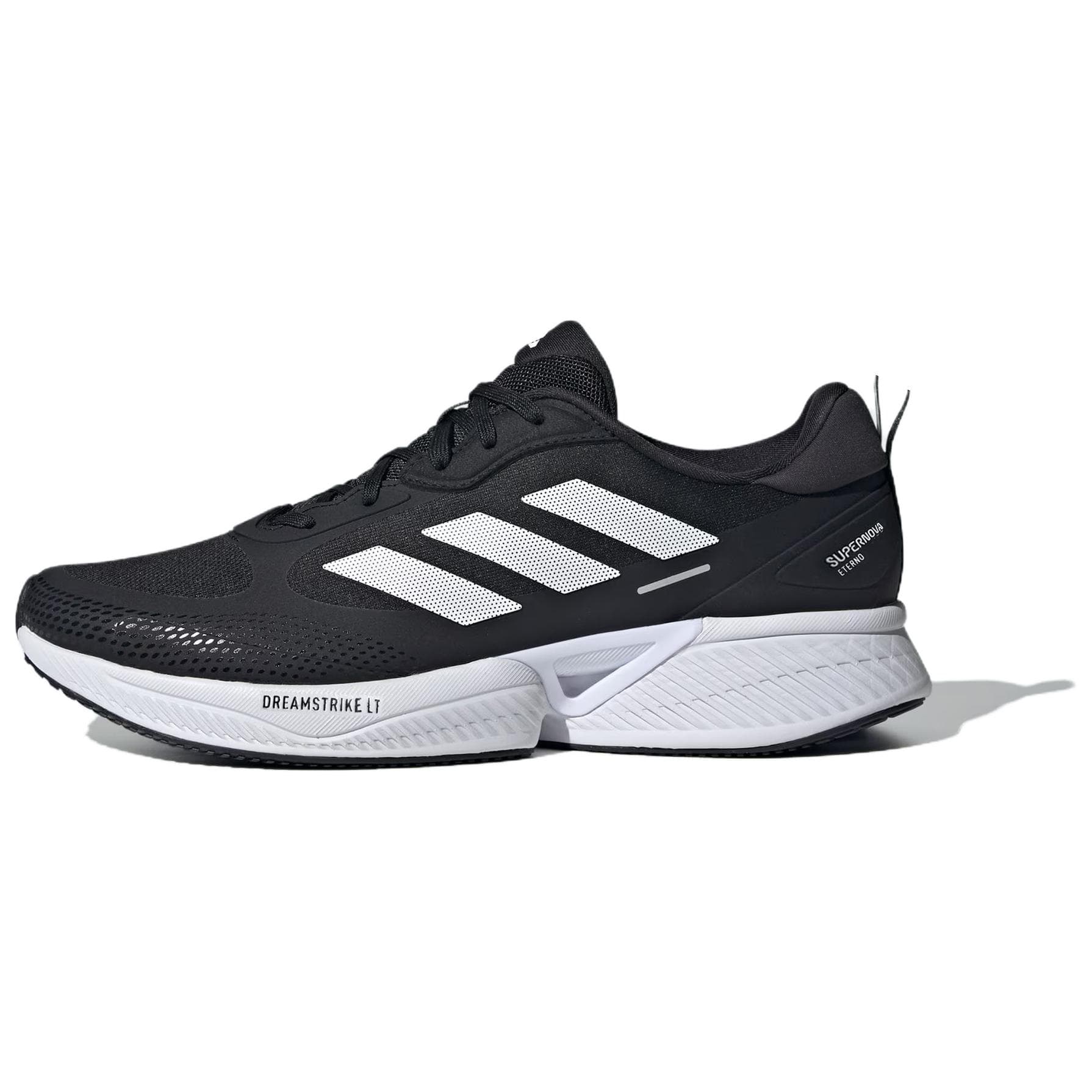 Кроссовки для бега Adidas Supernova Eterno Удобные противоскользящие низкие беговые кроссовки унисекс черно-белые - изображение 1