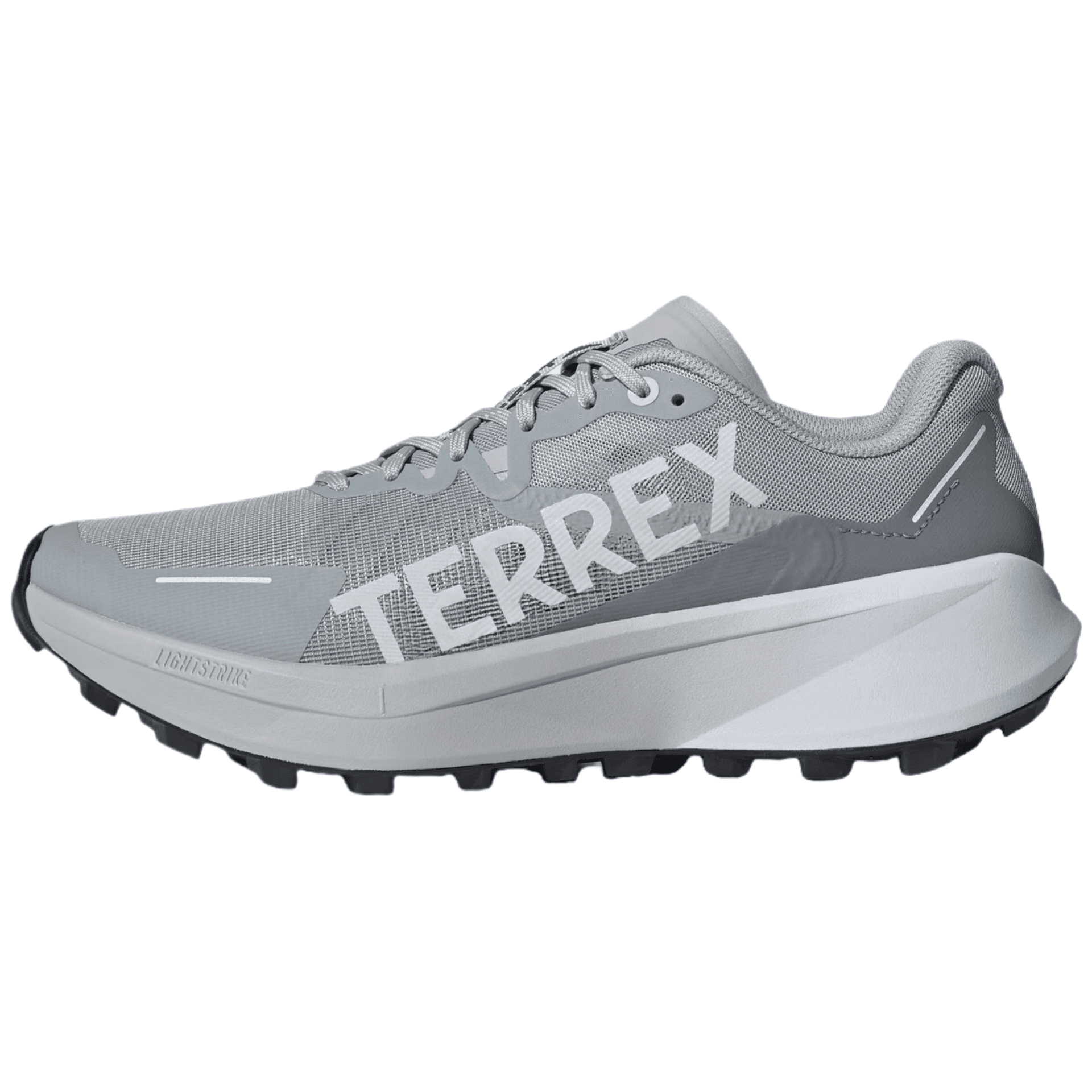 Кроссовки для бега Adidas TERREX Agravic 3 Ткань Противоскользящие Устойчивые к истиранию Низкие Беговые кроссовки Мужские Светло-серые - изображение 1