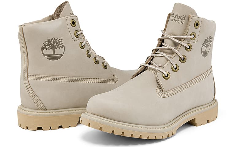 Ботинки уличные Timberland 6 Inch Light Grey - изображение 5