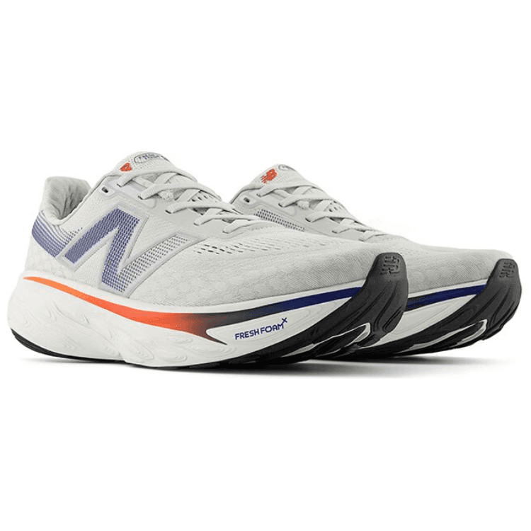 Кроссовки для бега new balance 1080 v14 Дышащий Low Топ Повседневный Тренировки Бег на длинные дистанции Обувь Мужской Серый белый - изображение 3