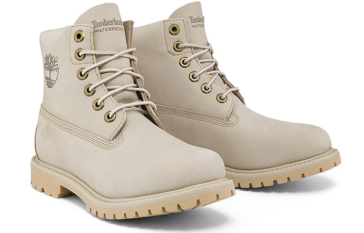 Ботинки уличные Timberland 6 Inch Light Grey - изображение 4