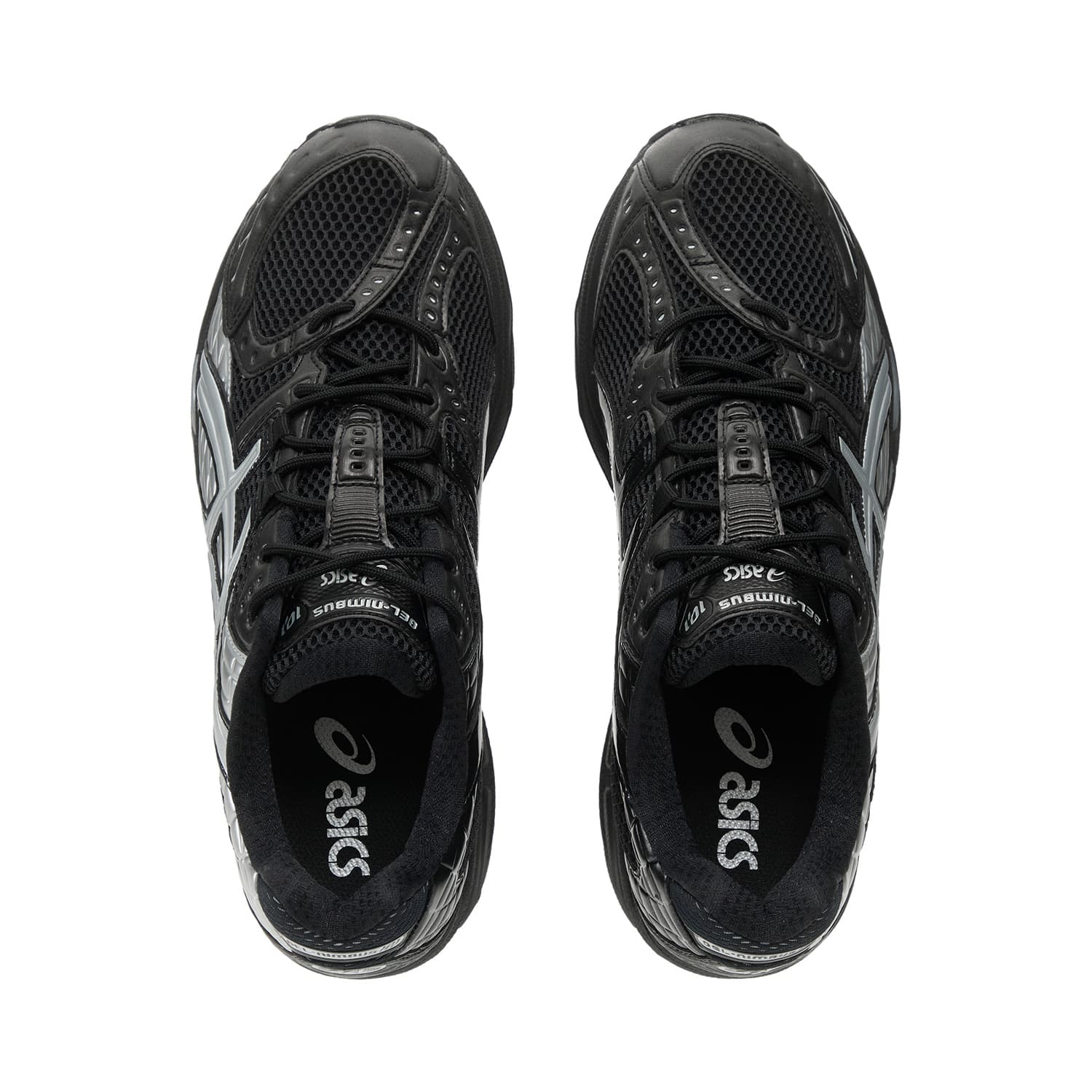 Кроссовки для бега ASICS Гель Nimbus 10,1 Амортизация Поддержка Низкий Топ Беговые кроссовки Унисекс Жидкость Черный Серебряный - изображение 4