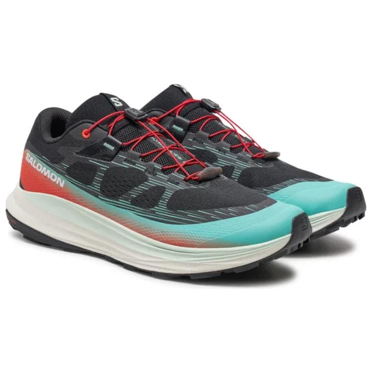 Кроссовки для бега Salomon Ultra Glide 2 Противоскользящие устойчивые к истиранию низкие беговые кроссовки для мужчин черные - изображение 3