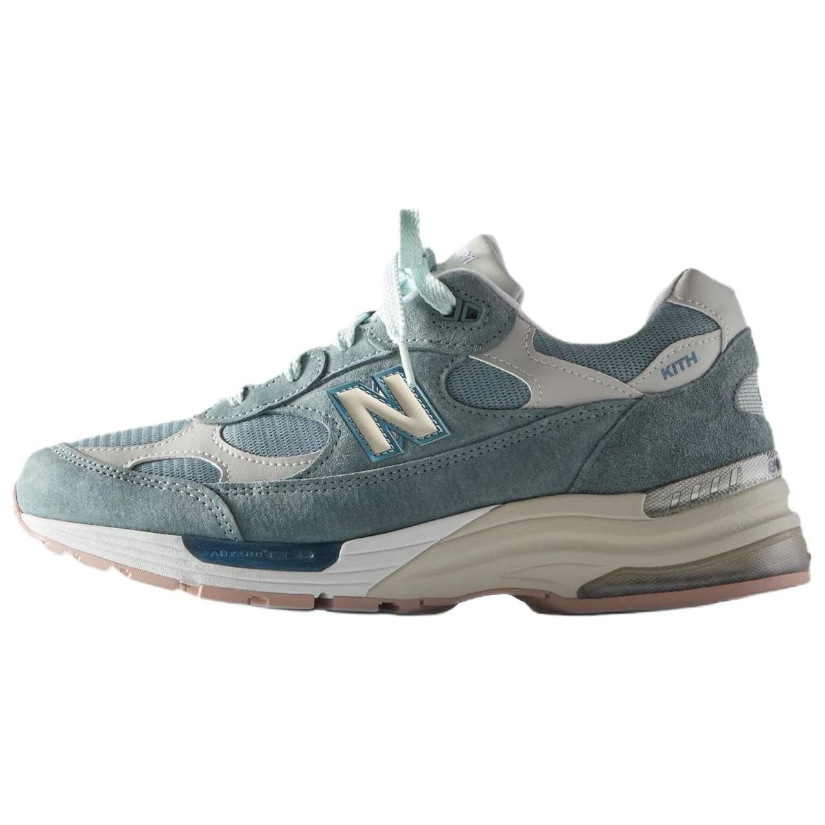 Кроссовки для бега Kith x New Balance NB 992 Сетчатая ткань кожа устойчивая к абразиву низкий топ повседневная городская коммутация - изображение 1