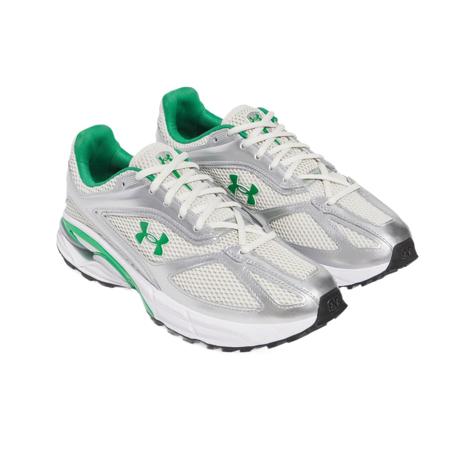 Кроссовки для бега Under Armour Hover Apparition Синтетическая кожа Низкий верх Повседневные беговые кроссовки Унисекс Серый - изображение 2